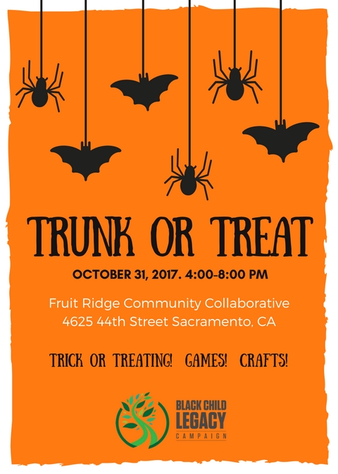 Trunk or Treat at FRCC Black Child Legacy Campaign (BCLC)